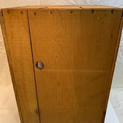 Vintage Wood Crate San Leandro California - 19â€ wide x 13â€ deep x 10â€ high approx