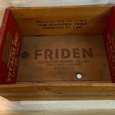 Vintage Wood Crate San Leandro California - 19â€ wide x 13â€ deep x 10â€ high approx