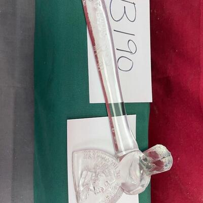 1904 St Louis Fair glass hatchet