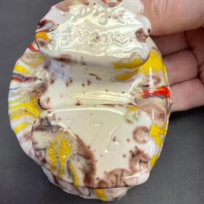 Vintage ceramic owl candle holder