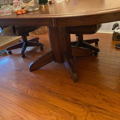 Wood kitchen table