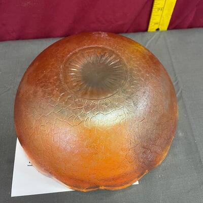 Floragold scalloped bowl-carnival depression glass