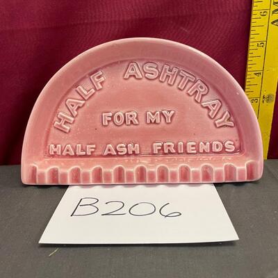 Half ashtray