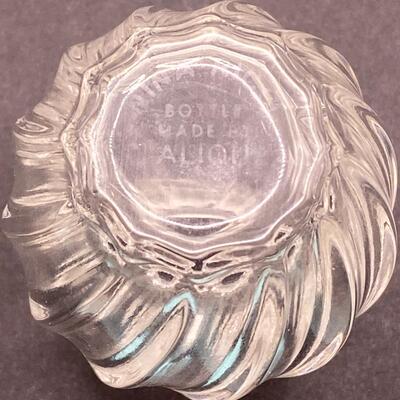 Lalique Perfume Bottle for â€œLâ€™air du Tempsâ€ Perfume by Nina Ricci