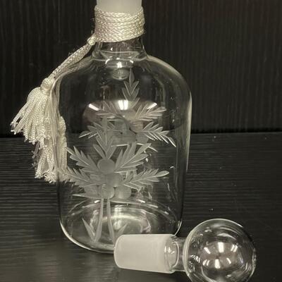 CELLINI Parfum Etched Glass Perfume Bottle