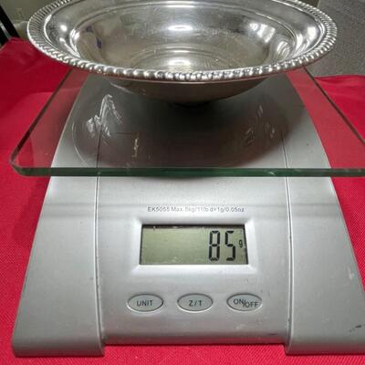 Sterling 85 gram bowl