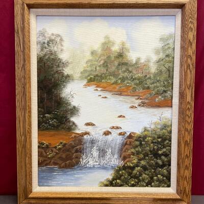 Waterfall painting