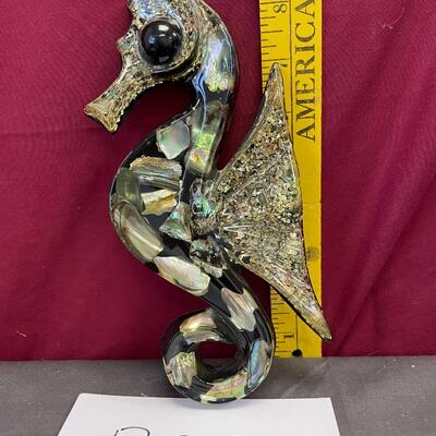 Retro mid century Bettyâ€™s Abalone shell wall art