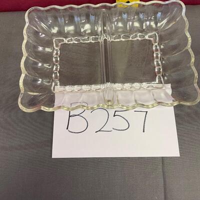 Vintage relish rectangular tray