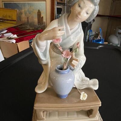 LLadro asian lady figurine