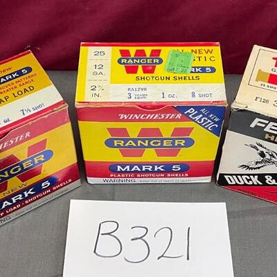 Winchester and Federal 12 ga shells