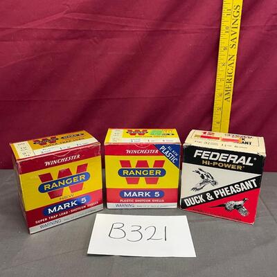 Winchester and Federal 12 ga shells