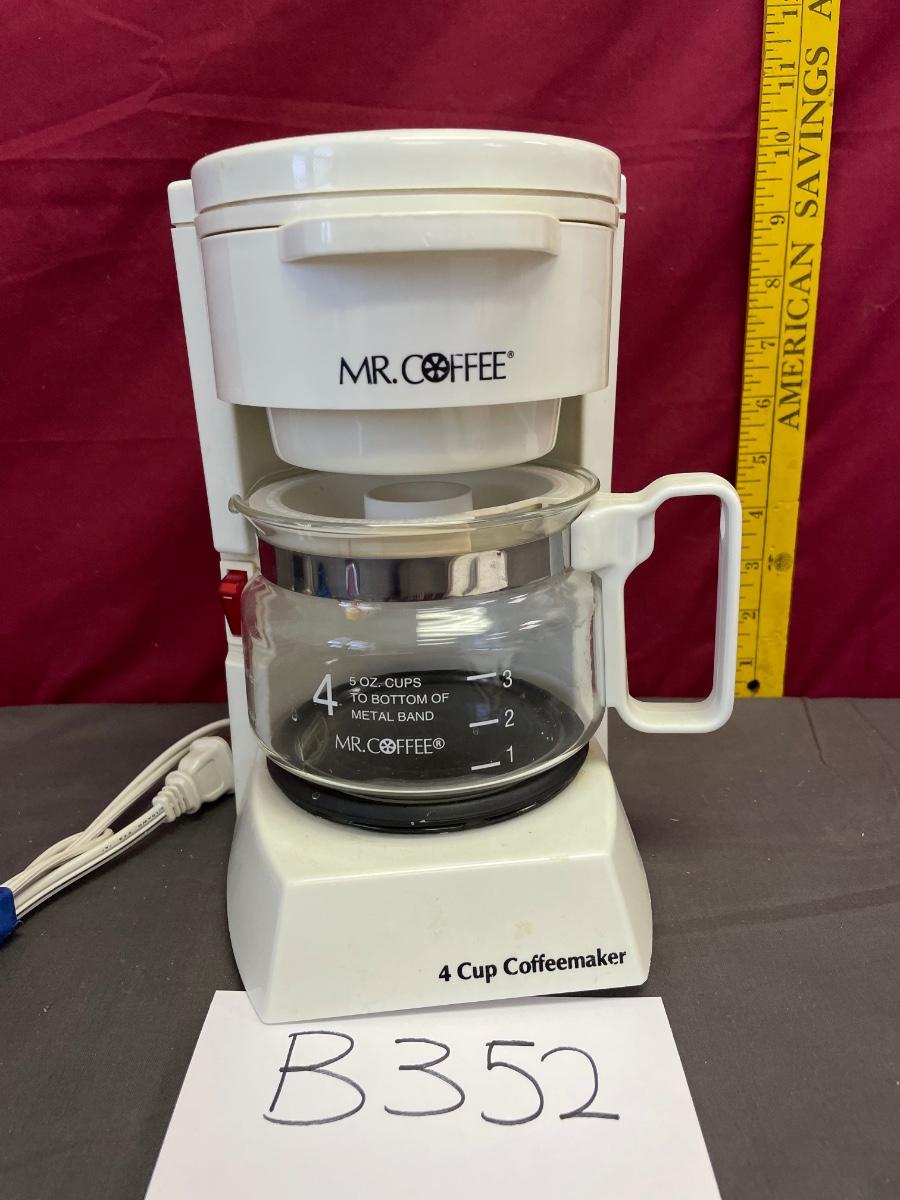 4 cup Mr Coffee maker