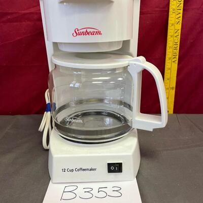 Sunbeam 12 cup coffee maker