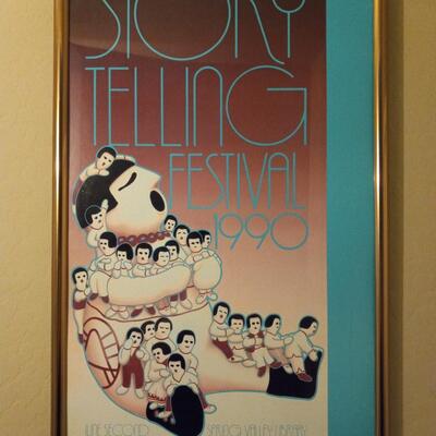 Storytelling Festival 1990 Framed Poster