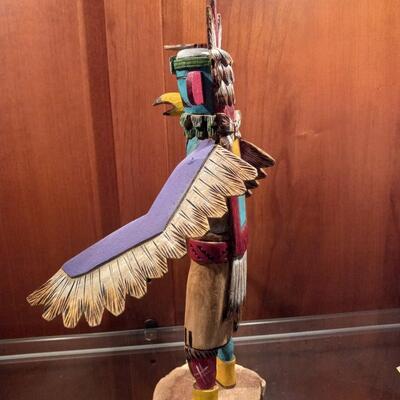Eagle Kachina signed by VT KT