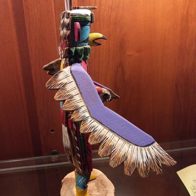 Eagle Kachina signed by VT KT