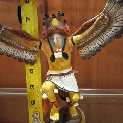 Hopi Eagle Dancer Kachina by Daniel Tewa