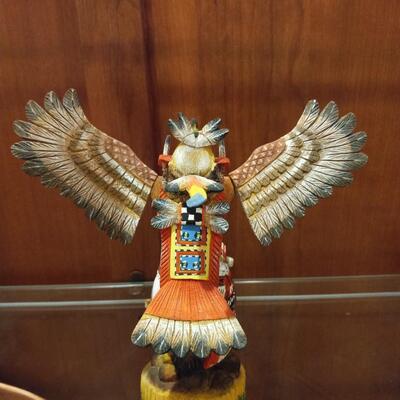 Hopi Eagle Dancer Kachina by Daniel Tewa