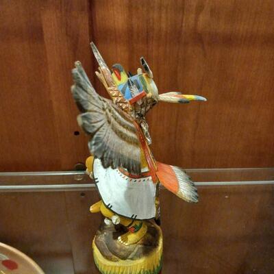 Hopi Eagle Dancer Kachina by Daniel Tewa