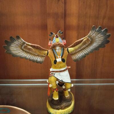 Hopi Eagle Dancer Kachina by Daniel Tewa