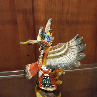 Hopi Eagle Dancer Kachina by Daniel Tewa