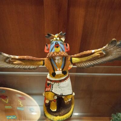 Hopi Eagle Dancer Kachina by Daniel Tewa