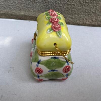 Rose purse trinket box