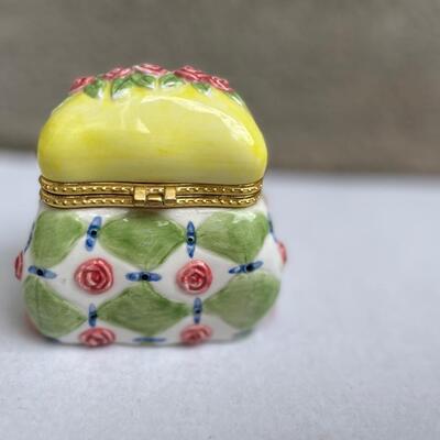 Rose purse trinket box