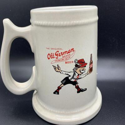 Vintage Pfaltzgraff Stoneware The Original German Brand Beer Tankard with Little Herman - 5.5â€ high x 5â€ tall approx
