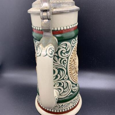 Vintage Avon Beer Stein 1978 Hunting and Fishing "Rainbow Trout & English Setter" Made In Brazil - 9.5â€ high x 5.5â€...