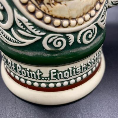 Vintage Avon Beer Stein 1978 Hunting and Fishing "Rainbow Trout & English Setter" Made In Brazil - 9.5â€ high x 5.5â€...