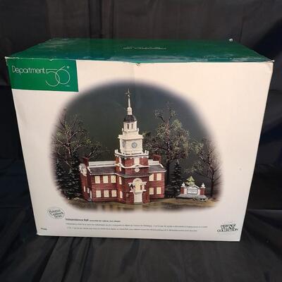 LOT 7 DEPARTMENT 56 INDEPENDENCE HALL
