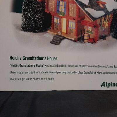 LOT 11 DEPARTMENT 56 HEIDI'S GRANDFATHER'S HOUSE