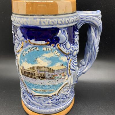 Vintage Ceramic Mug Atlantic City NJ Convention Hall - 6.5â€ high x 4.5â€ wide approx