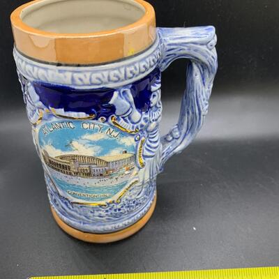 Vintage Ceramic Mug Atlantic City NJ Convention Hall - 6.5â€ high x 4.5â€ wide approx