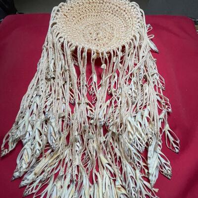 Antique Nigerian shell headdress