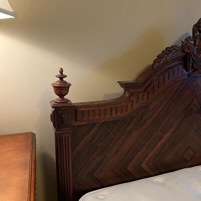 Walnut Double size bed frame