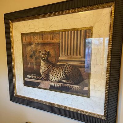 Cheetah Painting by Elaine Vollherbst
