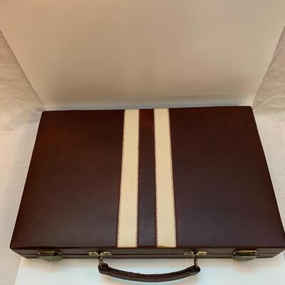 Vintage Backgammon Set - 15â€ x 11â€ approx