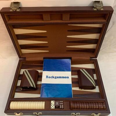 Vintage Backgammon Set - 15â€ x 11â€ approx
