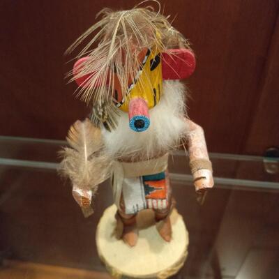 Hopi Kachina, Sunset Crater by L. Tehos