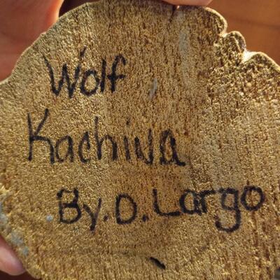 Wolf Kachina by D. Largo