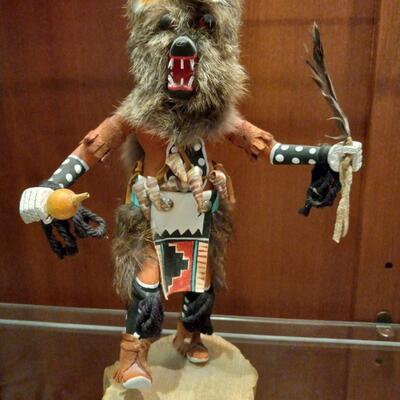 Wolf Kachina by D. Largo
