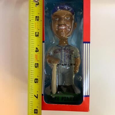 Mike Piazza Geniune Hand Painted BobbleHead Bobble Dobble With Box 8â€ tall approx