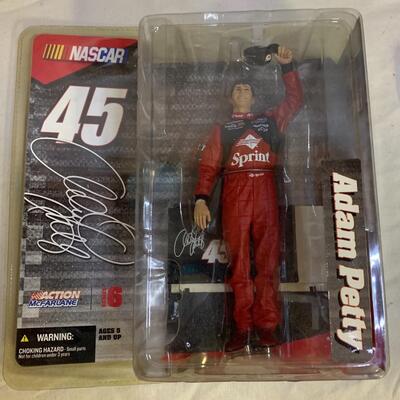 NASCAR Series 6 Action Figure Adam Petty by McFarlane Toys 7â€ tall approx