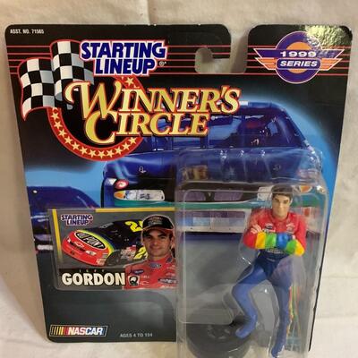 2 NASCAR Jeff Gordon - 1999 Winnerâ€™s Circle Series Figure 5â€ approx & 1998 Winnerâ€™s Circle Diecast Car Speedweeks 99 Series