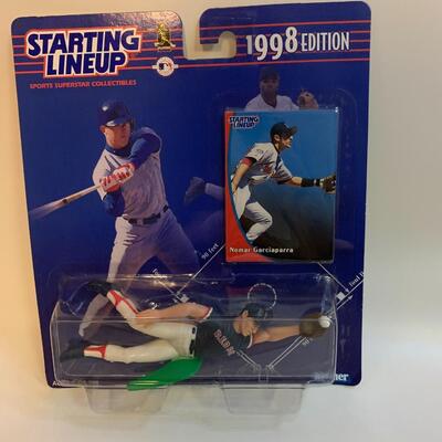 2 Starting Lineups - Nomar Garciaparra 1998 Edition & Darin ERSTAD / Anaheim Angels 1998 4.5â€ tall each approx