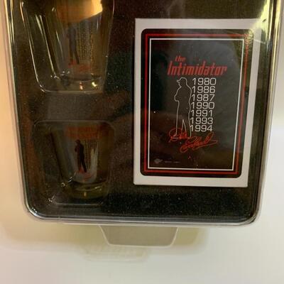 Winner's Circle Dale Earnhardt NASCAR K-2 1956 Ford Victoria 3â€ long approx  & Dale Earnhardt Sr #3 Shot Glass & Playing...