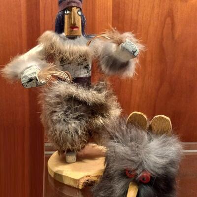Hopi Kachina, Bear Dancer with mask